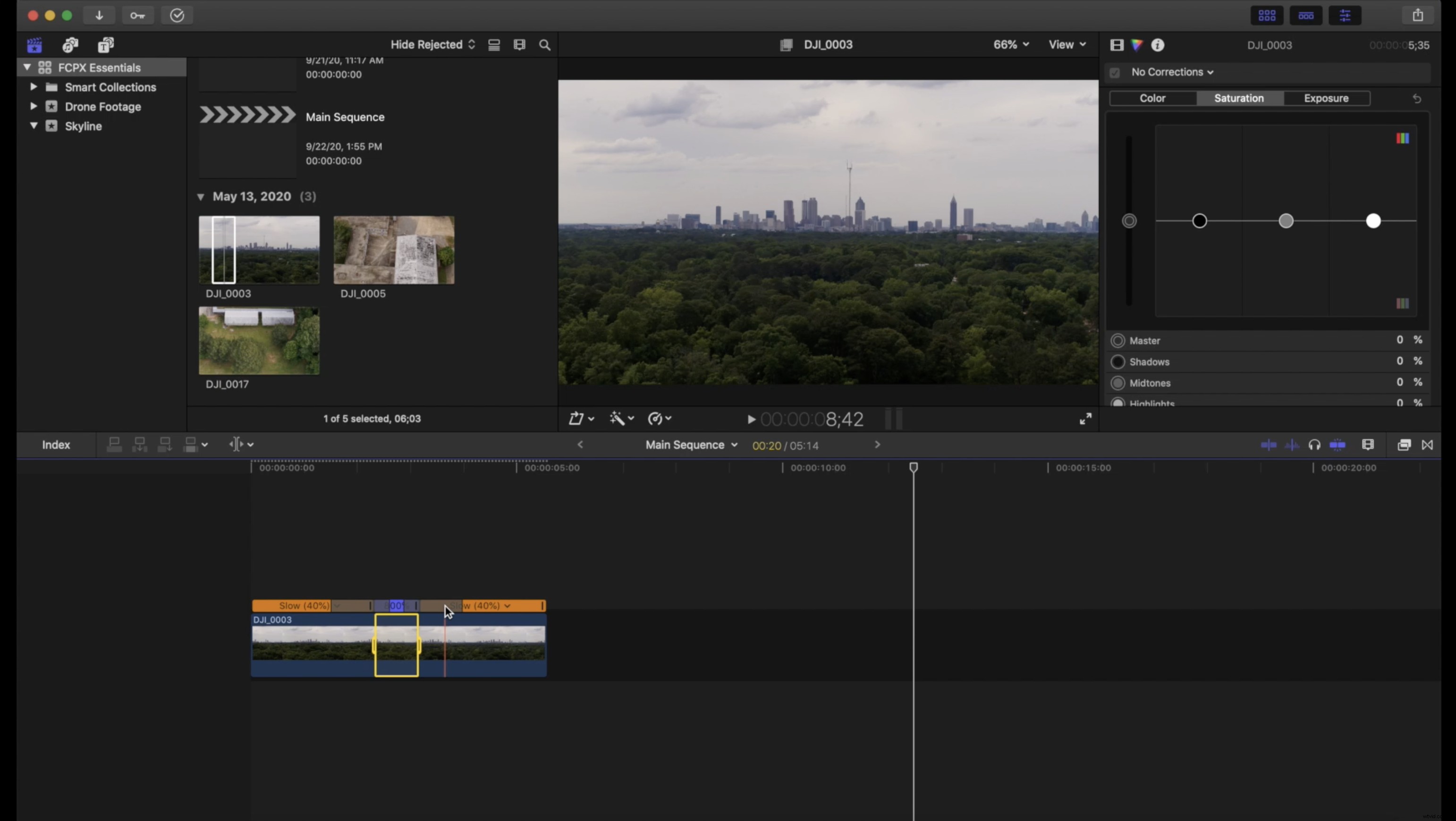 FCPX Essentials Part 2: Master Footage Editing, Effects & Transitions