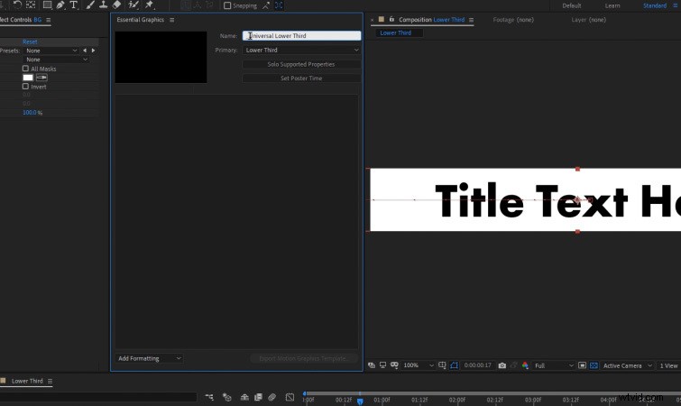 Create Reusable Lower Thirds Templates in After Effects: Step-by-Step Guide
