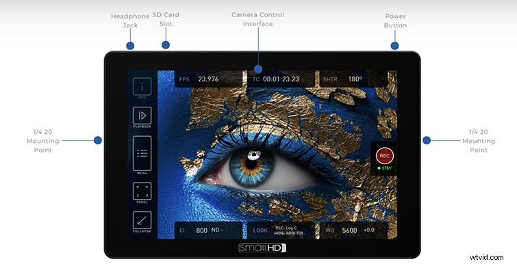 SmallHD Unveils 7-Inch Ethernet Camera-Controlled Monitor at NAB 2019