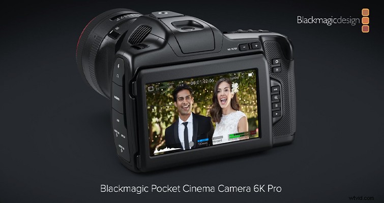 Blackmagic Pocket Cinema Camera 6K Pro Announced: Built-in ND Filters, LED Tilt Screen & More