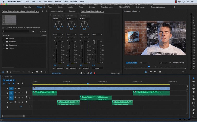 How to Create a Submix in Adobe Premiere Pro: Simplify Multi-Track Audio Editing