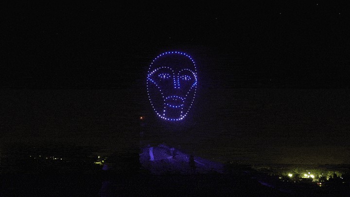 How iPhone Facial Capture Tech Choreographed 200 Drones into a Massive Michigan Sky Show