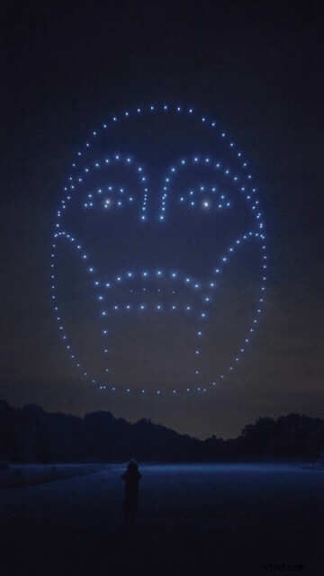 How iPhone Facial Capture Tech Choreographed 200 Drones into a Massive Michigan Sky Show