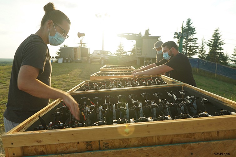 How iPhone Facial Capture Tech Choreographed 200 Drones into a Massive Michigan Sky Show