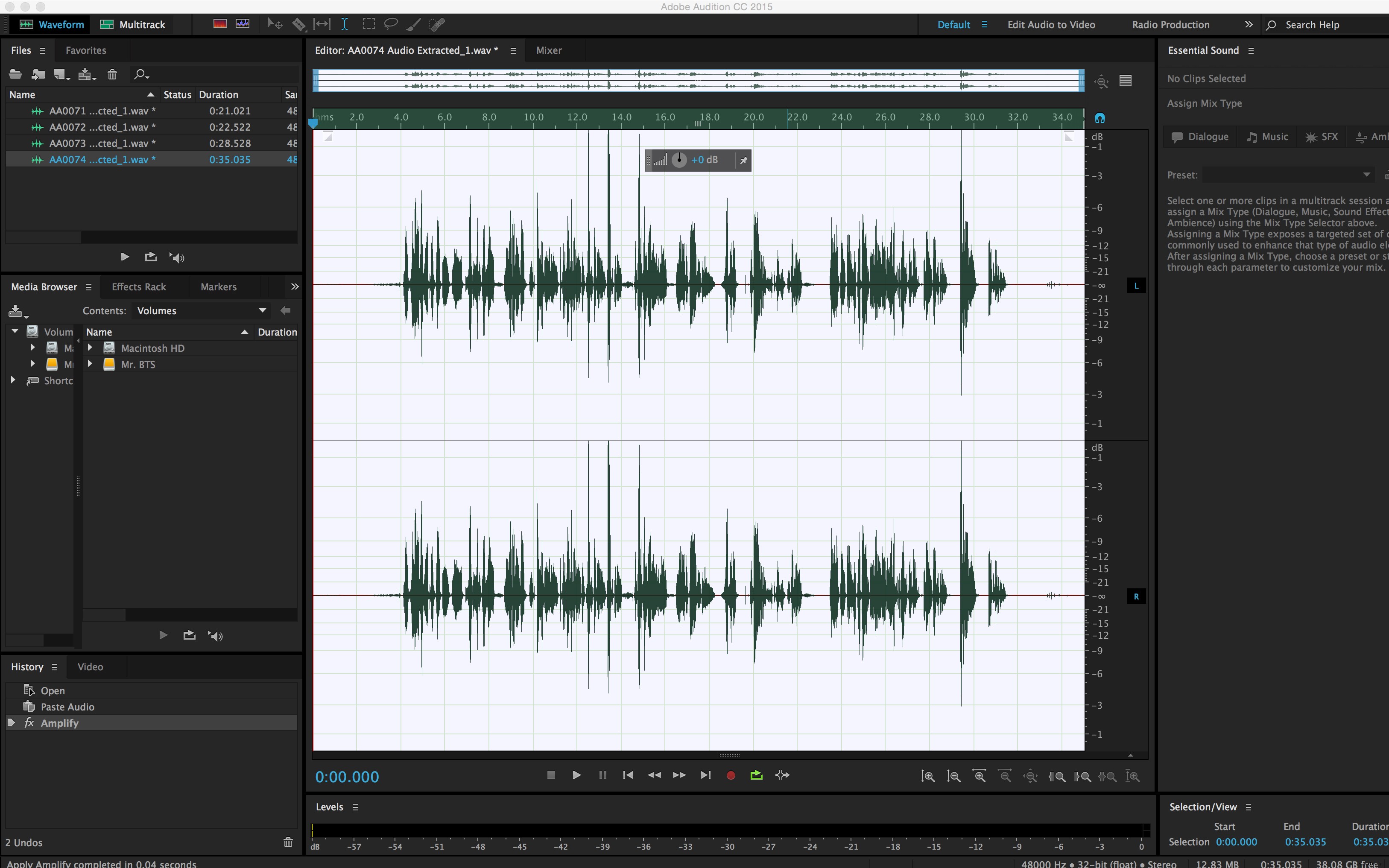 Efficiently Edit Multiple Internal Camera Audio Files Simultaneously in Premiere Pro & Audition