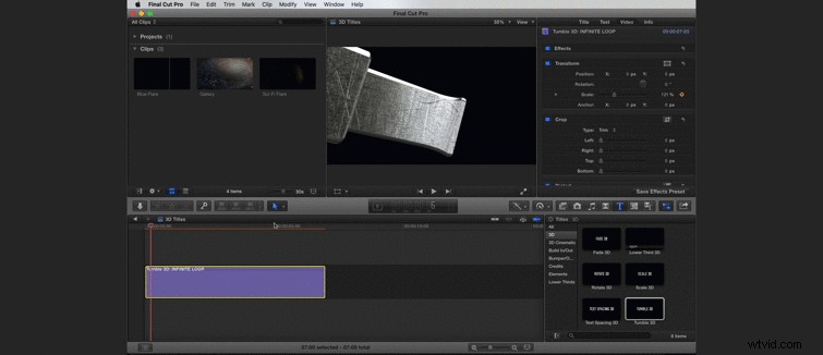 Create Stunning 3D Titles in Final Cut Pro X: Elevate Your Projects with Free Stock Assets