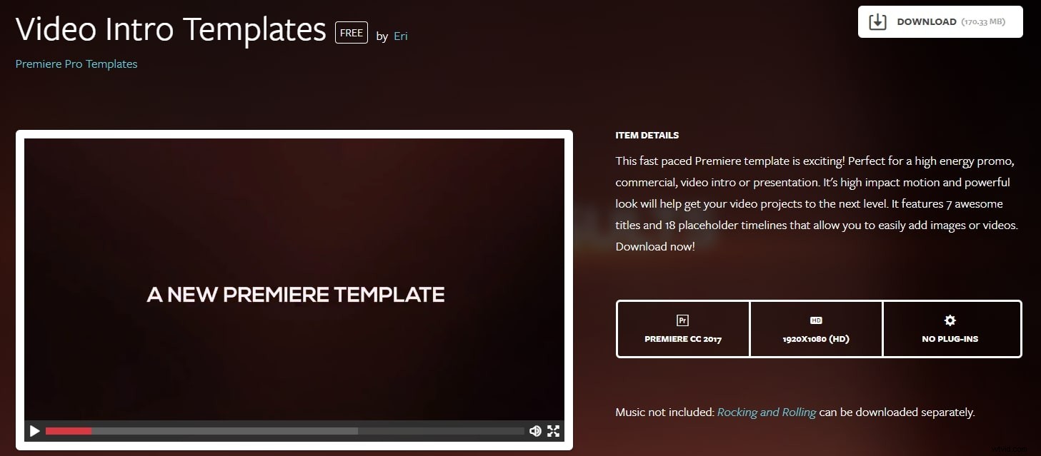 20 Best Free Adobe Premiere Pro Title & Intro Templates – Instant Download
