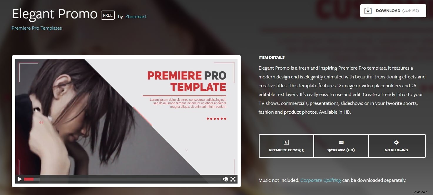 20 Best Free Adobe Premiere Pro Title & Intro Templates – Instant Download