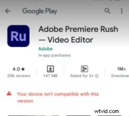 Fix Adobe Premiere Rush Compatibility on Samsung Galaxy: S10, Tab S6 & More