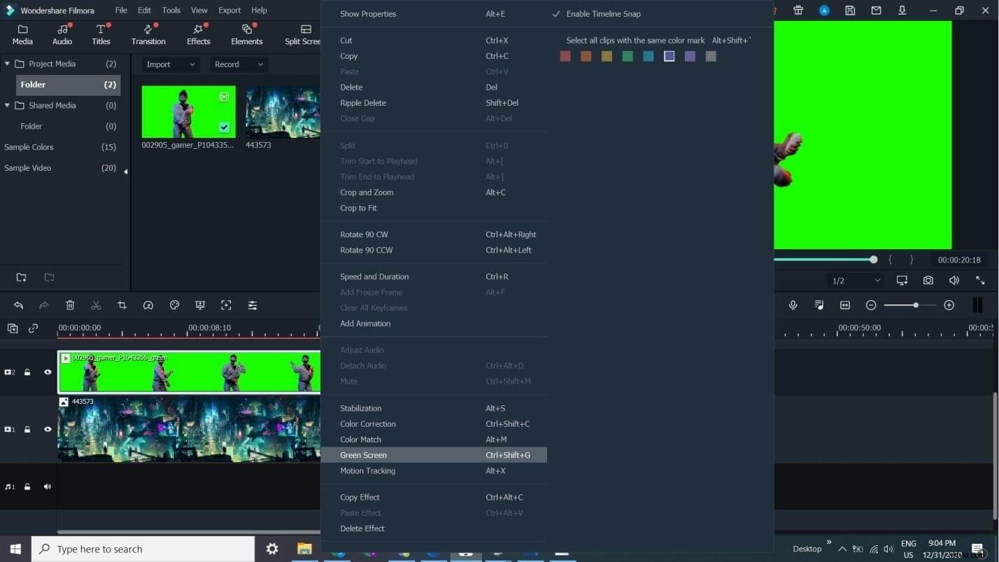 Create Stunning Cyberpunk-Style Videos with Green Screen: Easy Tutorial