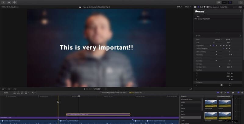 Master Keyframe Animations in Final Cut Pro X: Step-by-Step Guide