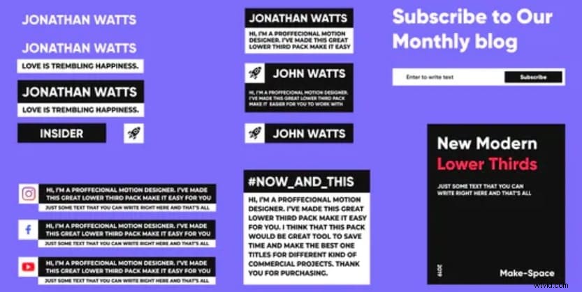 10 Best Free Lower Thirds Templates for After Effects & Premiere Pro