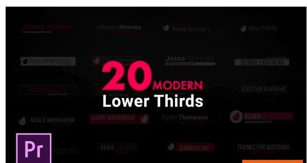 10 Best Free Lower Thirds Templates for After Effects & Premiere Pro