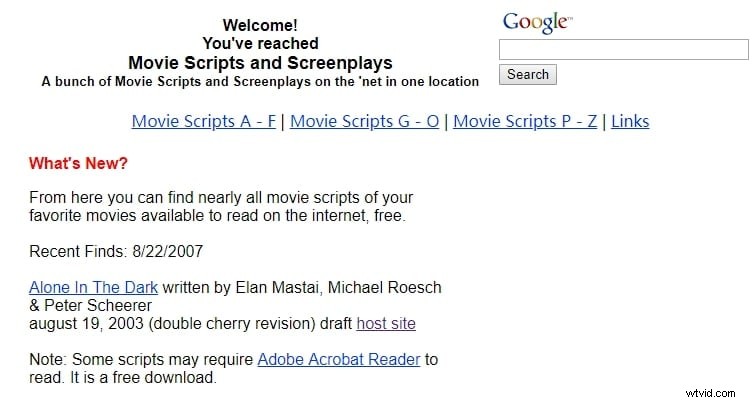 Top 15 Websites to Download Full Movie Scripts for Free