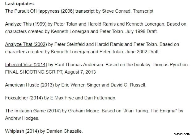 Top 15 Websites to Download Full Movie Scripts for Free