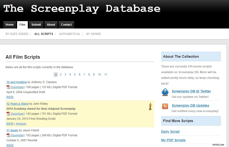 Top 15 Websites to Download Full Movie Scripts for Free