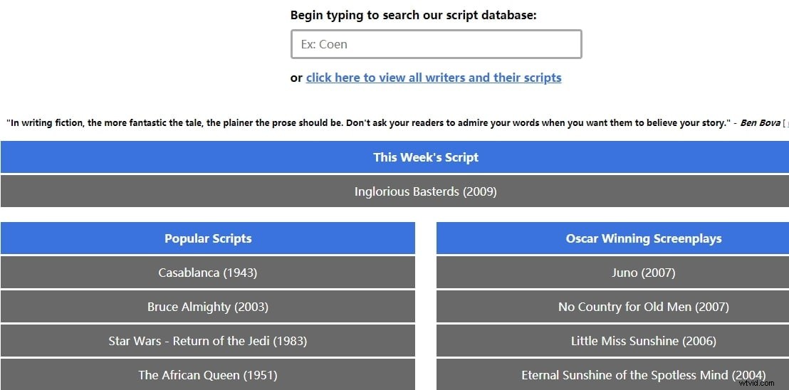 Top 15 Websites to Download Full Movie Scripts for Free