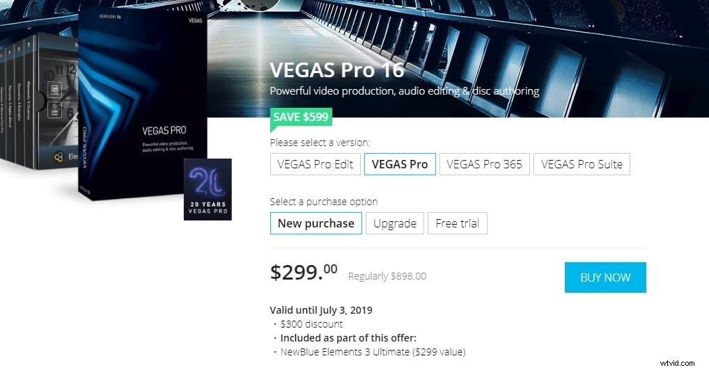 Sony Vegas Pro Pricing Guide: Detailed Plans for 4 Professional Editions