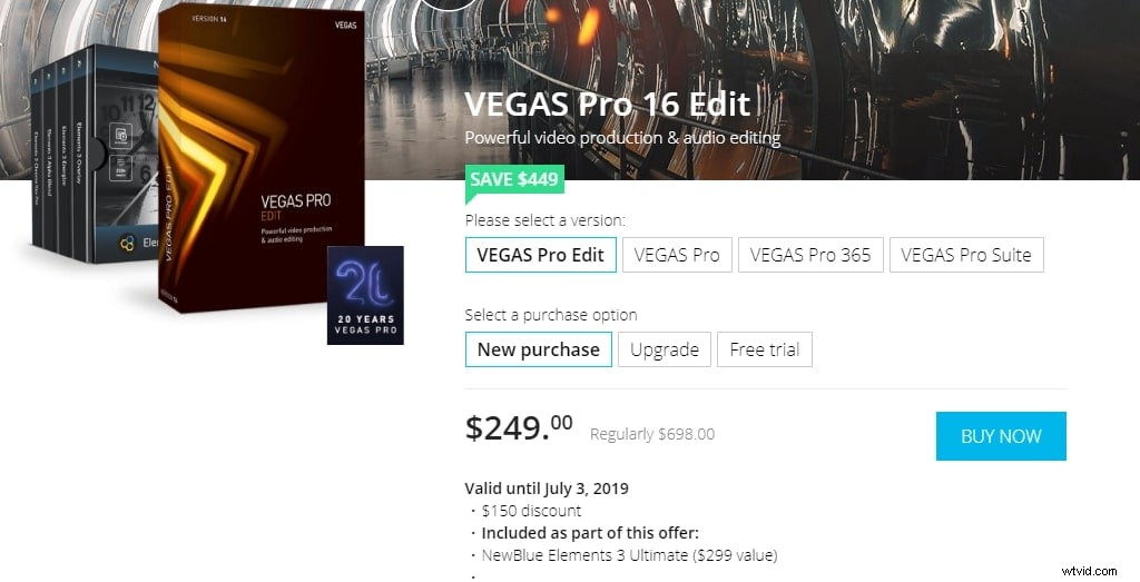 Sony Vegas Pro Pricing Guide: Detailed Plans for 4 Professional Editions