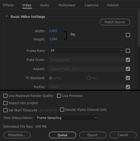Best Premiere Pro Export Settings: How to Export MP4 Videos for YouTube