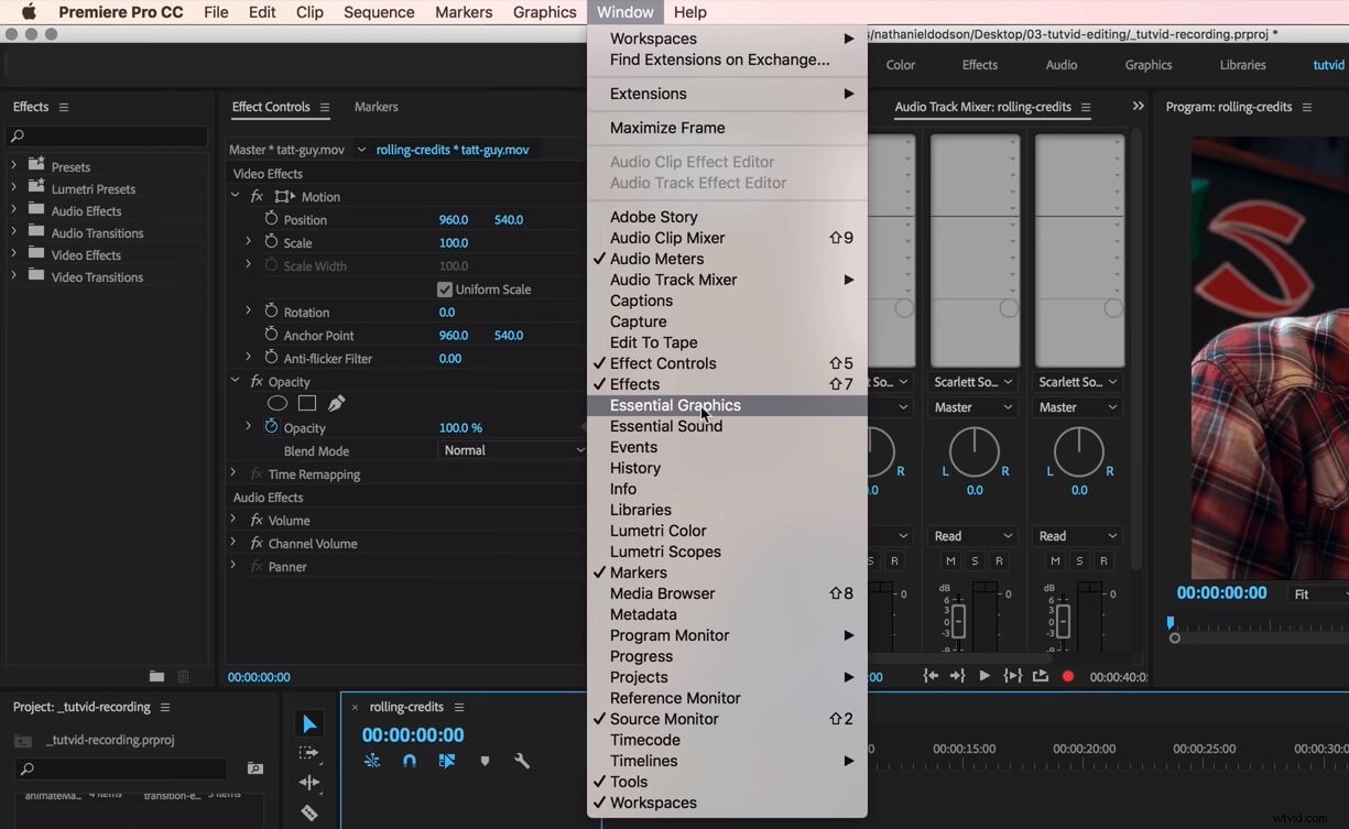 How to Create Professional Rolling Credits in Adobe Premiere Pro: Step-by-Step Guide