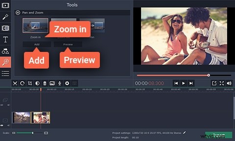 Master Pan and Zoom Effects in Movavi Video Editor: Step-by-Step Guide