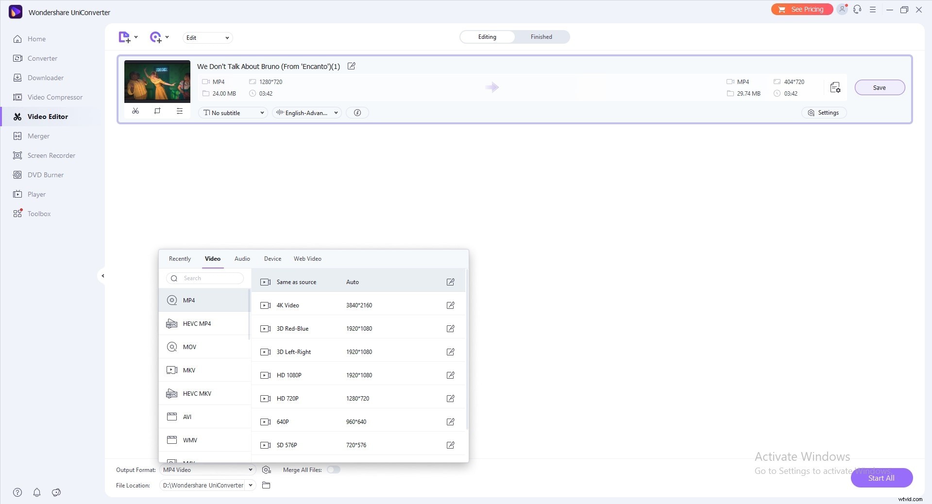 How to Crop WMV Files Easily with Wondershare Filmora (Win/Mac)