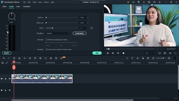 How to Boost Your Voice Pitch in Videos with Filmora: Easy Tutorial
