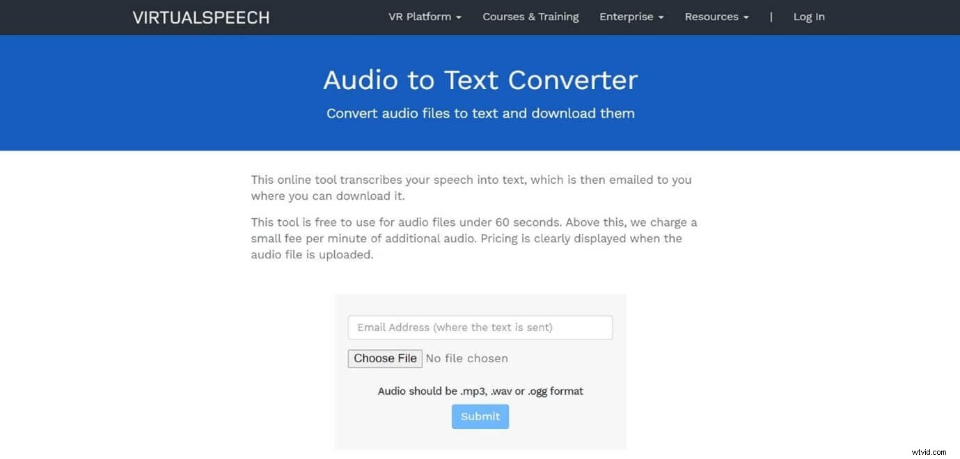 Top 10+ Free Online Audio to Text Converters | Wondershare Filmora Guide