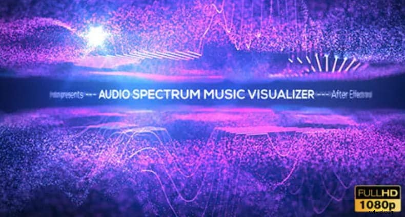 Top 8 Audio Spectrum Templates for Videos: Free Downloads