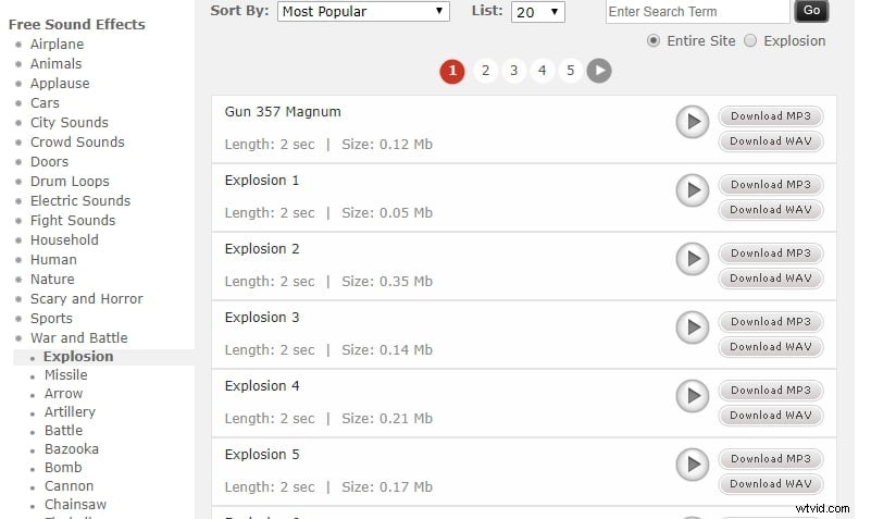 Top 10 Best Websites for Free Royalty-Free Sound Clips & Effects for Videos