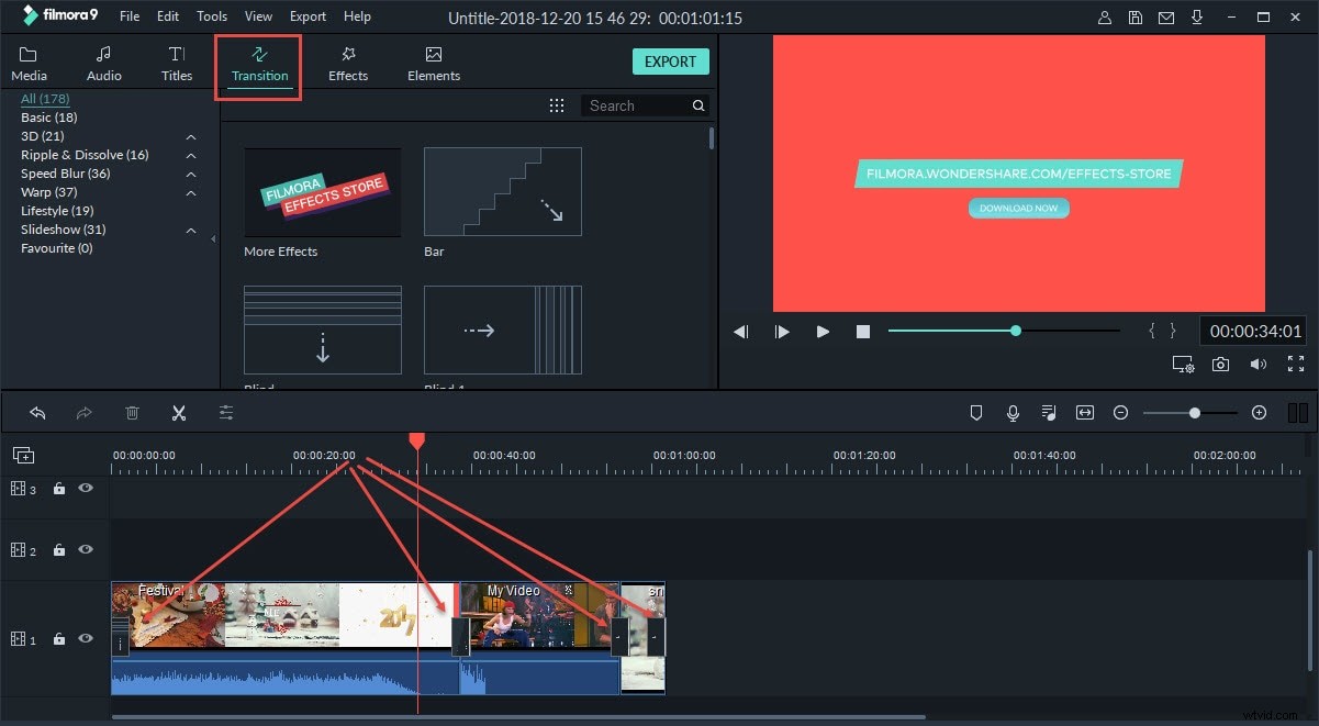 How to Seamlessly Add Video & Audio Transitions Between Scenes and Clips