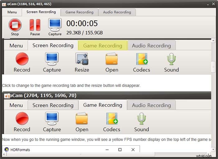 oCam Screen Recorder Free Download - Versatile Tool for Screen Capture & Tutorials