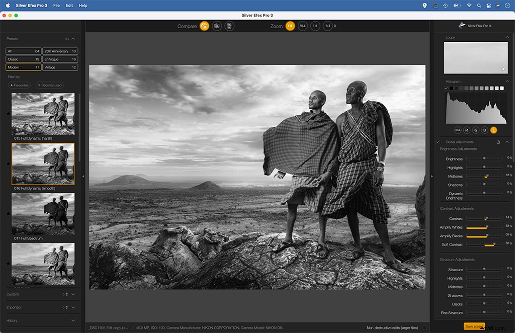 Top Black & White Photo Editing Software: Photoshop CC, DxO FilmPack & Silver Efex