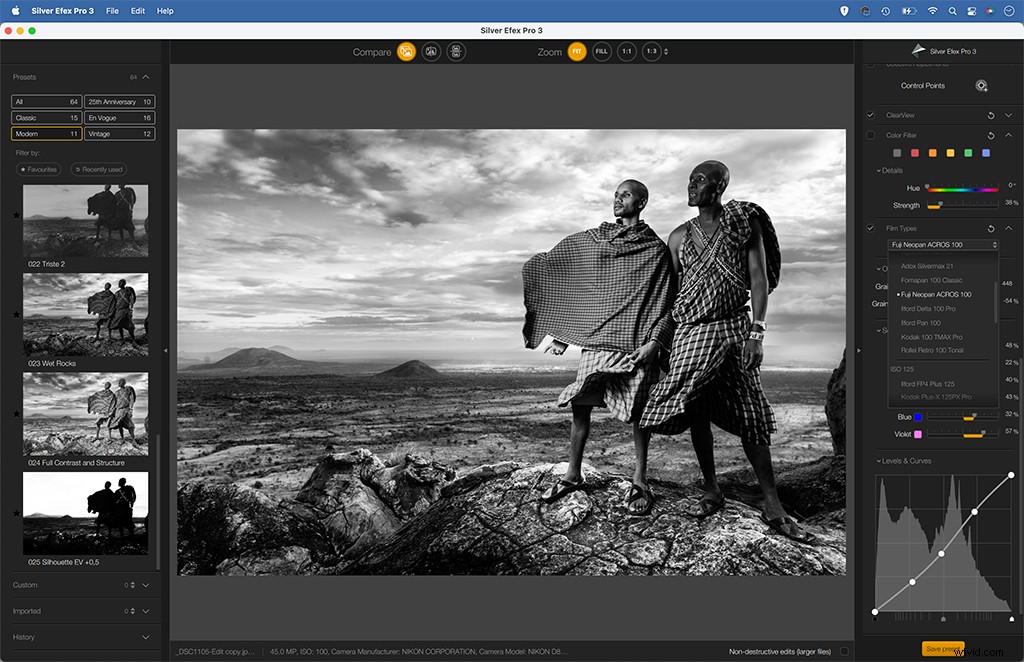 Top Black & White Photo Editing Software: Photoshop CC, DxO FilmPack & Silver Efex