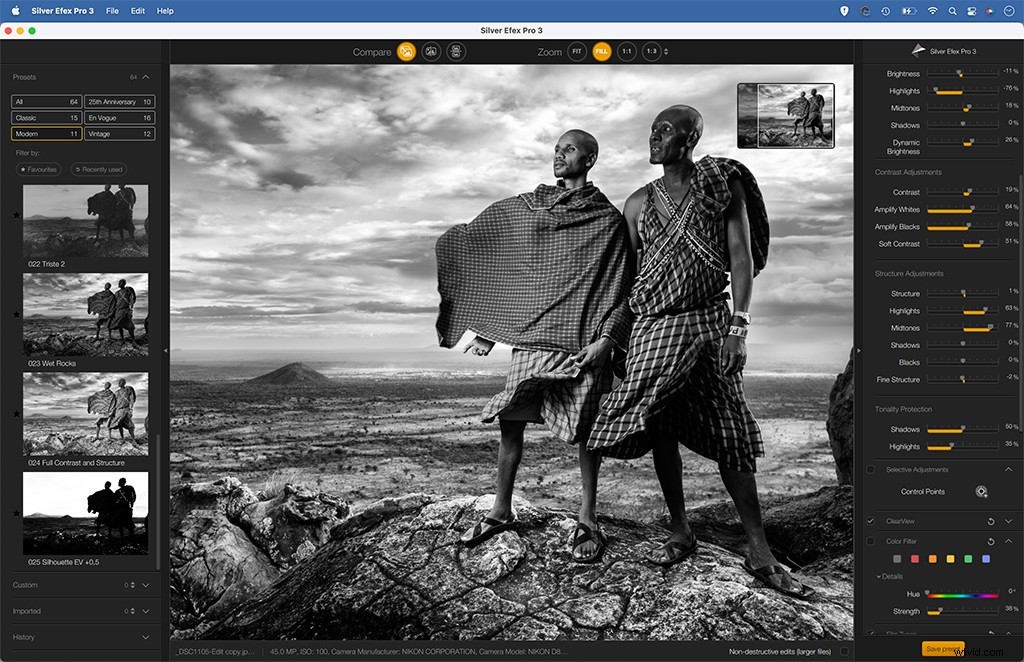Top Black & White Photo Editing Software: Photoshop CC, DxO FilmPack & Silver Efex