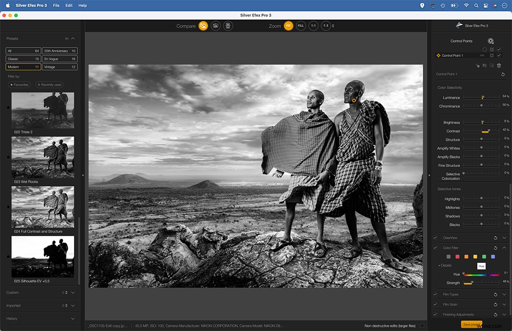 Top Black & White Photo Editing Software: Photoshop CC, DxO FilmPack & Silver Efex