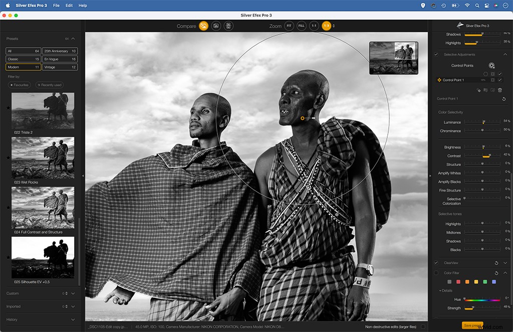 Top Black & White Photo Editing Software: Photoshop CC, DxO FilmPack & Silver Efex