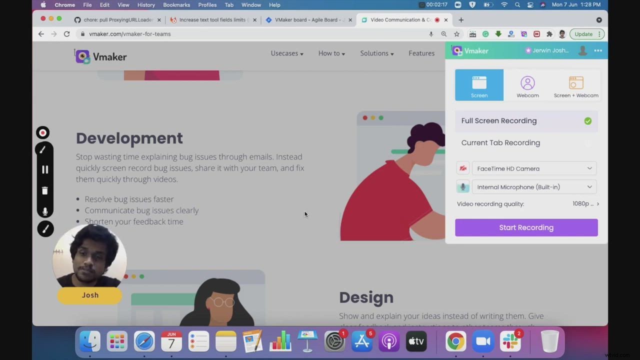 Seamlessly Integrate Vmaker with Gmail, GitHub, GitLab, and Jira | Official Vmaker Integrations