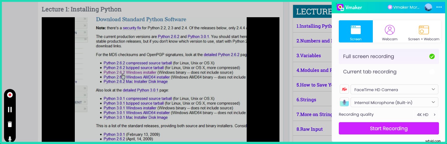 How to Record Online Video Lectures for Free: Top Tools & Easy Guides