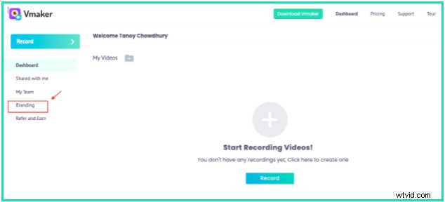 Vmaker CNAME Update: Track Video Shares by Team Members Effortlessly