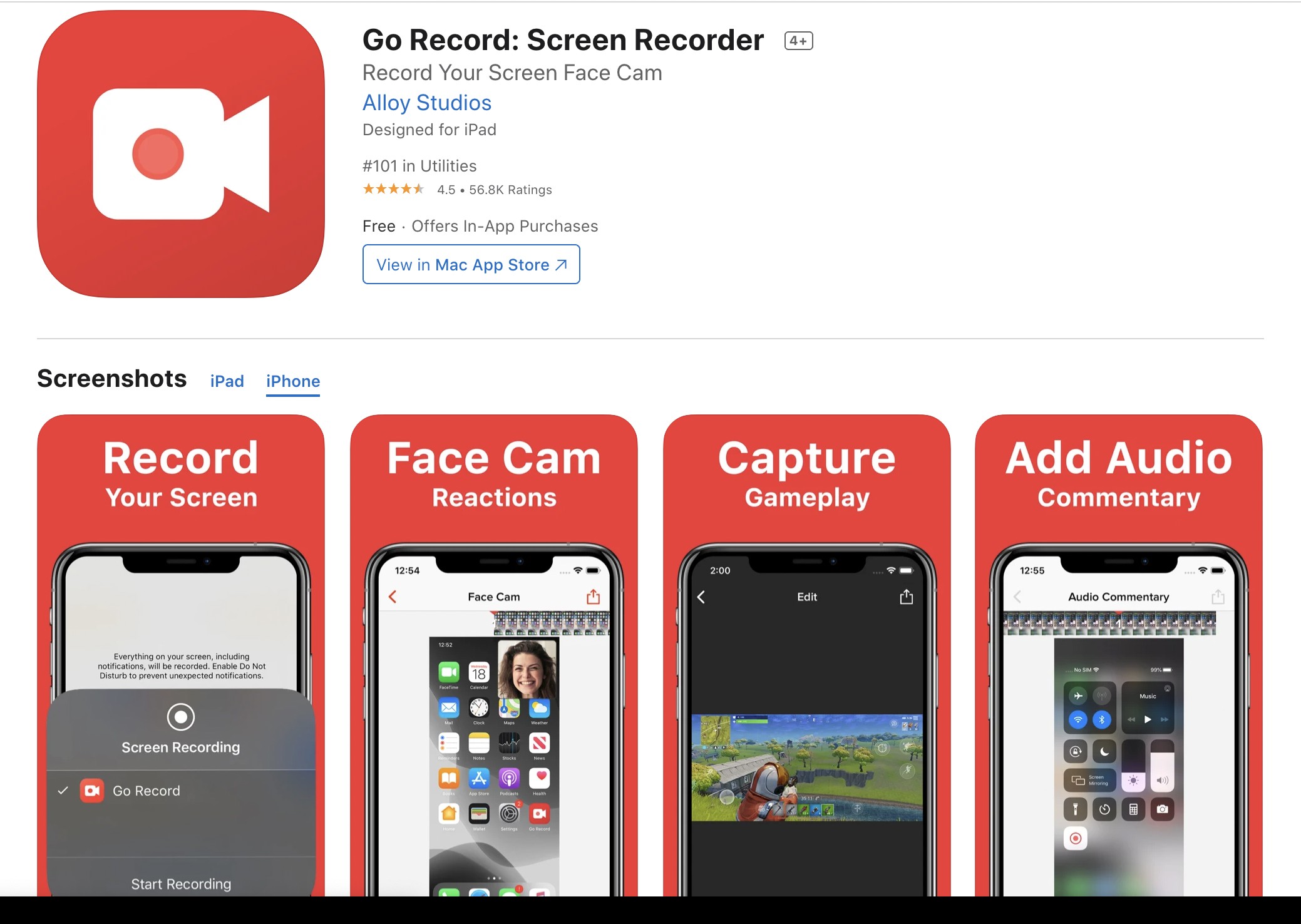 Top 10 Best iOS Screen Recorders for Capturing Gameplay on iPhone & iPad