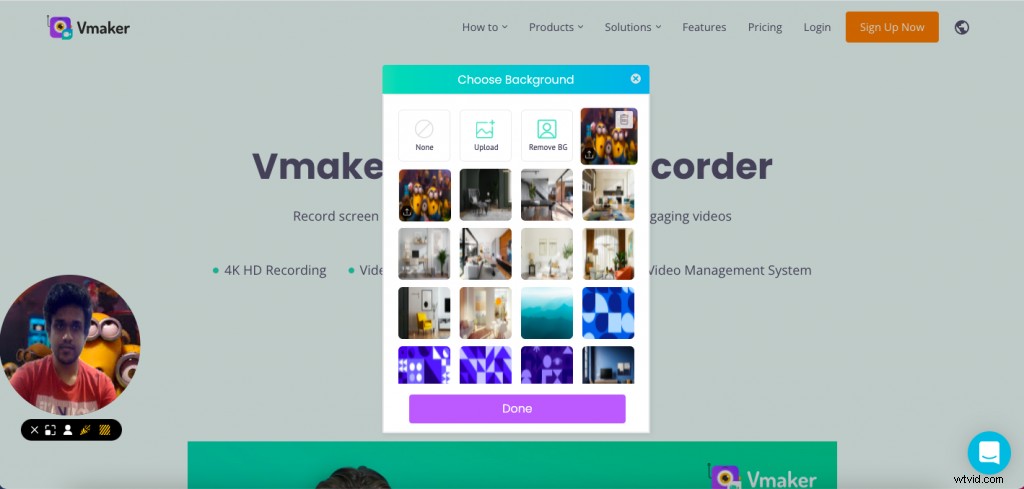 What s New in Vmaker: Virtual Backgrounds, Computer Audio, Enhanced Privacy & Security