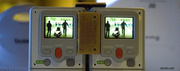 DIY Recyclable 3D Stereo Video Camera from Disposable Camcorders