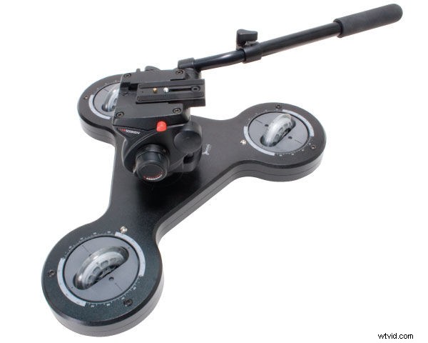 Videomaker s 2009 Editor s Choice: Omni-Tracker Slim Line Dolly Camcorder Support Review