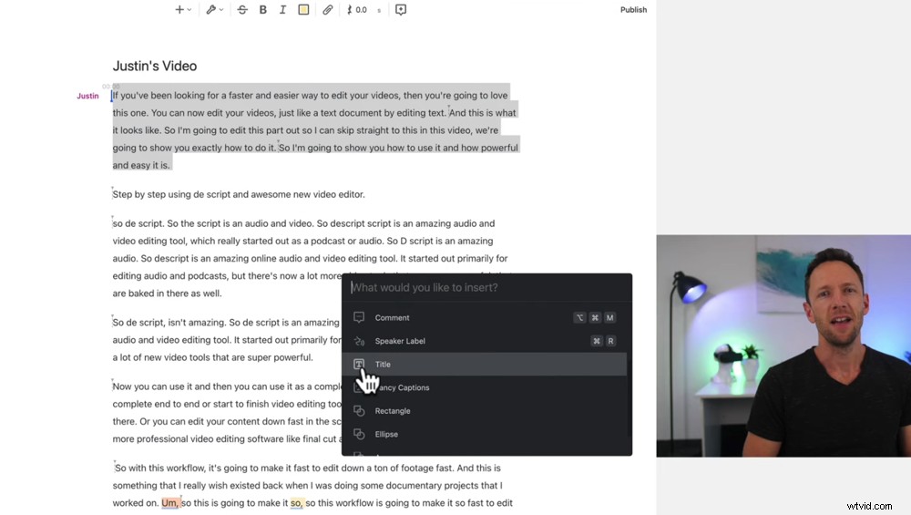 Edit Videos Effortlessly by Editing Text: Descript Tutorial