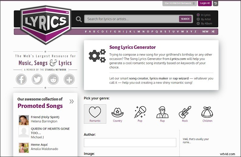 Top 10 Free Song Lyrics Generators for Songwriters: Spark Your Creativity