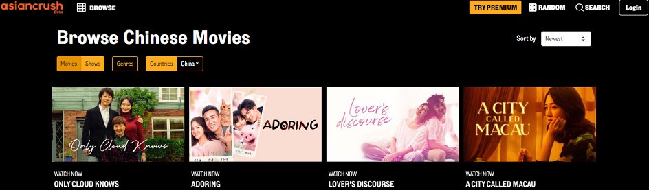 Best 6 Websites to Stream Chinese Movies Online Free