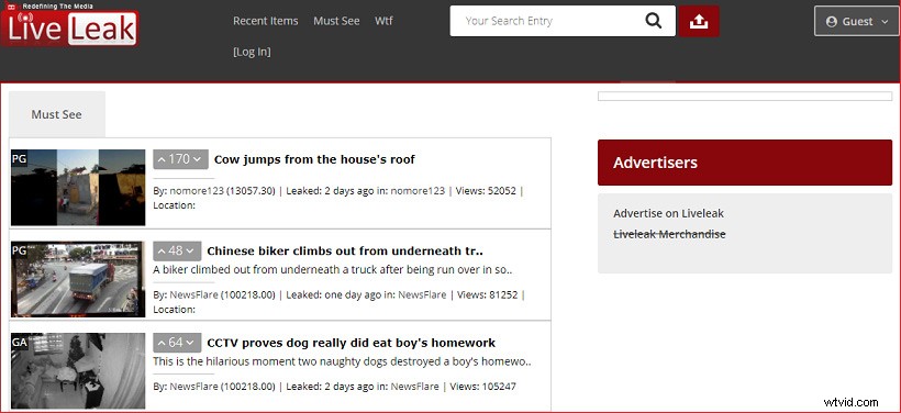 Top 5 LiveLeak Alternatives for Uncensored Shocking Videos