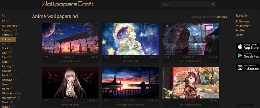 Top 6 Websites for Stunning High-Quality Anime Wallpapers